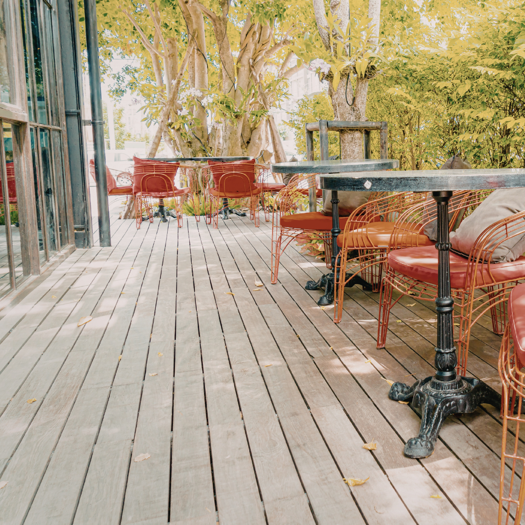 New Decked Patios in Birkenhead